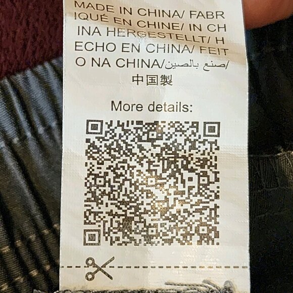 Men's Jogger Pants Pockets Side Zips Grey Size Medium - Picture 11 of 14